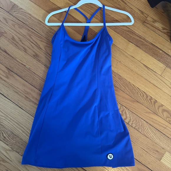 NWOT Vuori Women’s One Shot Tennis Dress in Copenhagen Blue Size Small - Picture 7 of 12